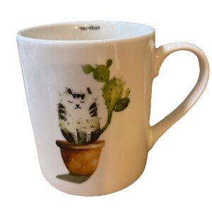 Large Cat Catctus  Coffee Mug Winfred&Lily Mischievous Cat